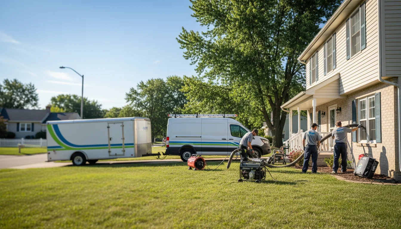 Flooded Basement Restoration And Cleanup With Repair in Salineville, OH near me